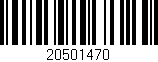 Código de barras (EAN, GTIN, SKU, ISBN): '20501470'
