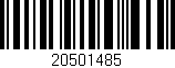Código de barras (EAN, GTIN, SKU, ISBN): '20501485'