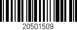 Código de barras (EAN, GTIN, SKU, ISBN): '20501509'