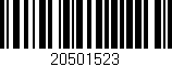 Código de barras (EAN, GTIN, SKU, ISBN): '20501523'