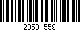 Código de barras (EAN, GTIN, SKU, ISBN): '20501559'