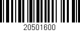 Código de barras (EAN, GTIN, SKU, ISBN): '20501600'