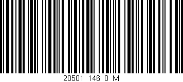 Código de barras (EAN, GTIN, SKU, ISBN): '20501_146_0_M'