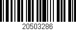 Código de barras (EAN, GTIN, SKU, ISBN): '20503286'