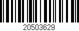 Código de barras (EAN, GTIN, SKU, ISBN): '20503629'