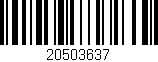 Código de barras (EAN, GTIN, SKU, ISBN): '20503637'