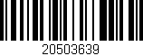 Código de barras (EAN, GTIN, SKU, ISBN): '20503639'