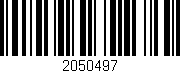 Código de barras (EAN, GTIN, SKU, ISBN): '2050497'