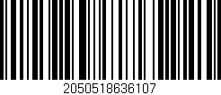 Código de barras (EAN, GTIN, SKU, ISBN): '2050518636107'