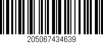 Código de barras (EAN, GTIN, SKU, ISBN): '205067434639'