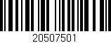 Código de barras (EAN, GTIN, SKU, ISBN): '20507501'
