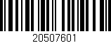 Código de barras (EAN, GTIN, SKU, ISBN): '20507601'
