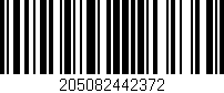 Código de barras (EAN, GTIN, SKU, ISBN): '205082442372'