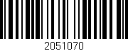 Código de barras (EAN, GTIN, SKU, ISBN): '2051070'