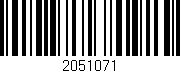 Código de barras (EAN, GTIN, SKU, ISBN): '2051071'