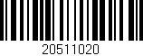 Código de barras (EAN, GTIN, SKU, ISBN): '20511020'