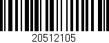Código de barras (EAN, GTIN, SKU, ISBN): '20512105'