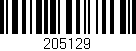 Código de barras (EAN, GTIN, SKU, ISBN): '205129'