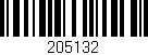 Código de barras (EAN, GTIN, SKU, ISBN): '205132'
