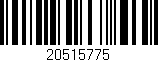 Código de barras (EAN, GTIN, SKU, ISBN): '20515775'