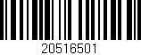 Código de barras (EAN, GTIN, SKU, ISBN): '20516501'