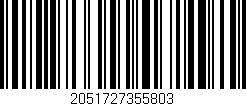 Código de barras (EAN, GTIN, SKU, ISBN): '2051727355803'