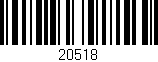 Código de barras (EAN, GTIN, SKU, ISBN): '20518'