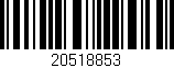 Código de barras (EAN, GTIN, SKU, ISBN): '20518853'