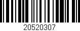 Código de barras (EAN, GTIN, SKU, ISBN): '20520307'