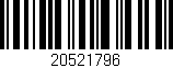 Código de barras (EAN, GTIN, SKU, ISBN): '20521796'