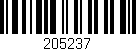 Código de barras (EAN, GTIN, SKU, ISBN): '205237'