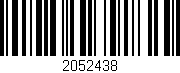 Código de barras (EAN, GTIN, SKU, ISBN): '2052438'