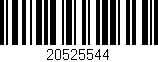 Código de barras (EAN, GTIN, SKU, ISBN): '20525544'