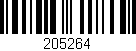Código de barras (EAN, GTIN, SKU, ISBN): '205264'