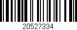 Código de barras (EAN, GTIN, SKU, ISBN): '20527334'