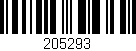 Código de barras (EAN, GTIN, SKU, ISBN): '205293'