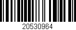 Código de barras (EAN, GTIN, SKU, ISBN): '20530964'