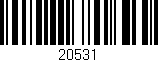 Código de barras (EAN, GTIN, SKU, ISBN): '20531'