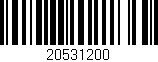 Código de barras (EAN, GTIN, SKU, ISBN): '20531200'