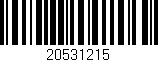 Código de barras (EAN, GTIN, SKU, ISBN): '20531215'