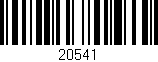 Código de barras (EAN, GTIN, SKU, ISBN): '20541'