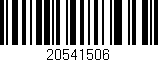 Código de barras (EAN, GTIN, SKU, ISBN): '20541506'