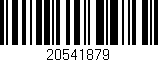 Código de barras (EAN, GTIN, SKU, ISBN): '20541879'