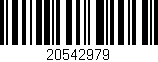 Código de barras (EAN, GTIN, SKU, ISBN): '20542979'
