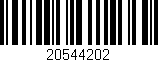 Código de barras (EAN, GTIN, SKU, ISBN): '20544202'