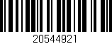 Código de barras (EAN, GTIN, SKU, ISBN): '20544921'