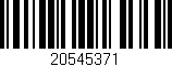 Código de barras (EAN, GTIN, SKU, ISBN): '20545371'