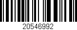 Código de barras (EAN, GTIN, SKU, ISBN): '20546992'