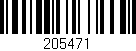 Código de barras (EAN, GTIN, SKU, ISBN): '205471'