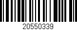 Código de barras (EAN, GTIN, SKU, ISBN): '20550339'